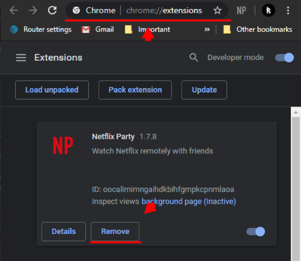 netflix party extension